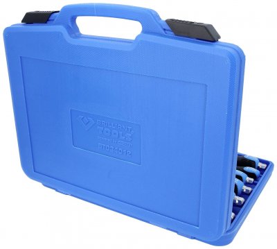 BRILLIANT TOOLS  - Jeu de tournevis avec capuchon d'impact, 12 pcs