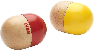 BRIO - 30180 - Maracas &OElig;ufs Sonores - Jouet en bois