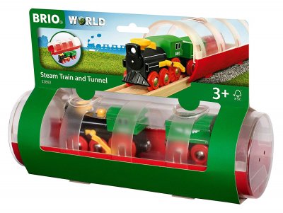 Brio 33892 Train a vapeur et tunnel
