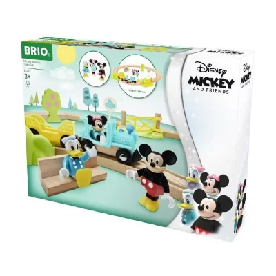BRIO Circuit de train Mickey bois 32277