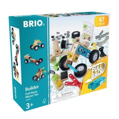 BRIO - Coffret Builder et Moteur &agrave; r&eacute;trofriction