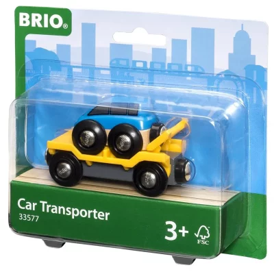 BRIO Wagon transport de voiture avec rampe