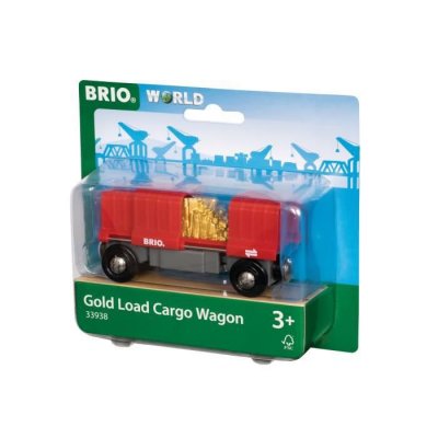 BRIO  world - 33838 - wagon cargo rouge