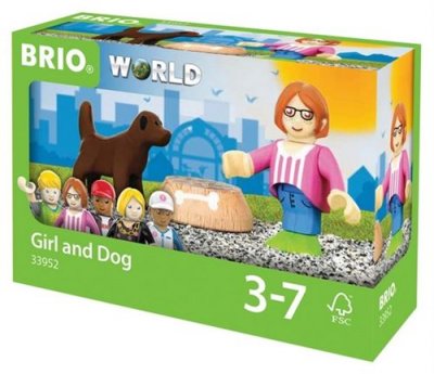 Brio World - 33952 - Personnage Et Chien