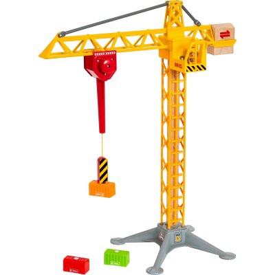 BRIO &reg; WORLD Figurine grande grue lumineuse 33835