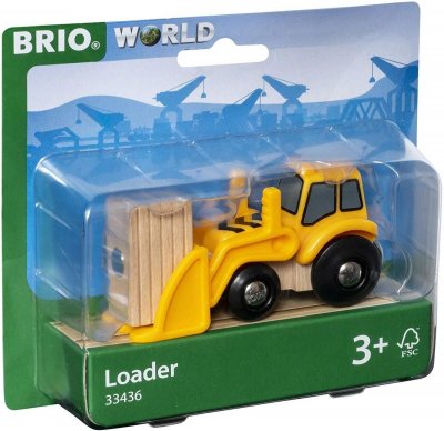 BRIO&reg; WORLD Pelleteuse enfant, charge magn&eacute;tique bois jaune 33436