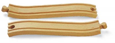BRIO&reg; WORLD Rails montants pour circuit train (N) bois 33332