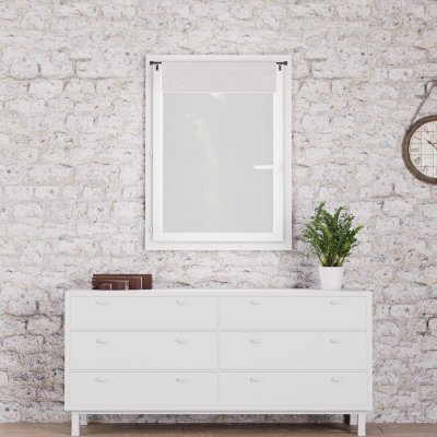 SOLEIL D OCRE Brise bise en coton ROMANCE, par Soleil d'ocre - 60 x 90 cm - Taupe