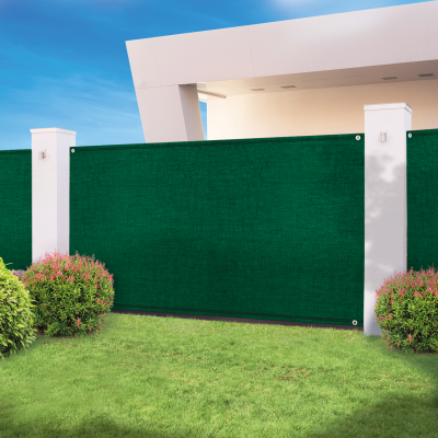 IDMARKET Brise vue haute densit&eacute; 1,2 x 10 M vert 300 gr/m&sup2; qualit&eacute; PRO