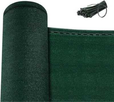 WOLTU Brise vue jardin,cl&ocirc;ture brise vue,en pehd 180g/m&sup2;,filet occultant,avec attaches c&acirc;bles,1,5x25mvert