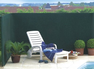 NORTENE Brise Vue Vert En Maille Plastique 100% Occultant 1 X 3 M Tandem