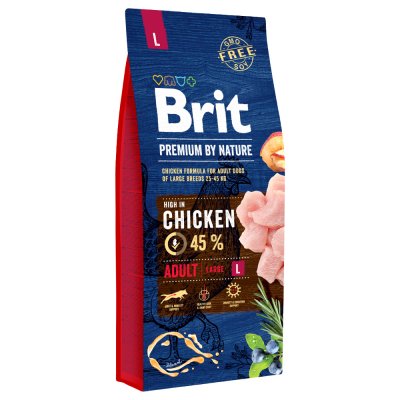 BRIT PREMIUM  Adult L - lot % : 2 x 15 kg