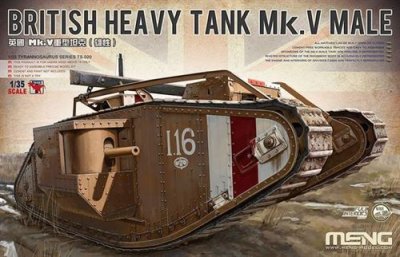 MENG British Heavy Tank Mk. V Male - 1:35e - -model