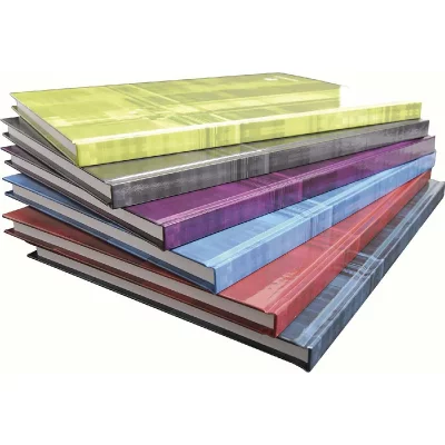 CLAIREFONTAINE Brochure Rembord&eacute;e vert/marine 21x29,7 192 pages S&eacute;y&egrave;s
