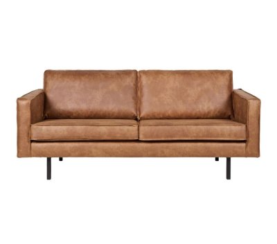 WOOOD Bronco - Canap&eacute; 3 places vintage - Couleur - Cognac