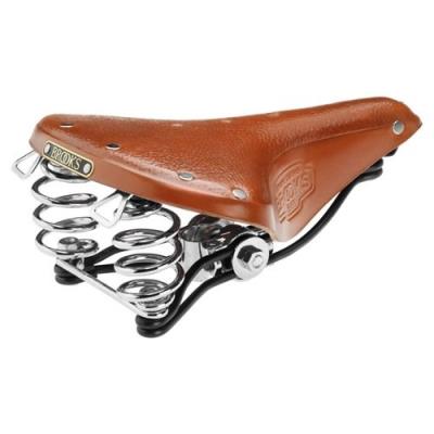 BROOKS ENGLAND  B66 Saddle - Miel} - W 205mm}, Miel}