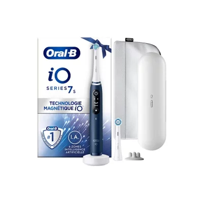ORAL B Brosse &agrave; dents &eacute;lectrique ORAL-B IO 7 Bleu saphir edition cadeau