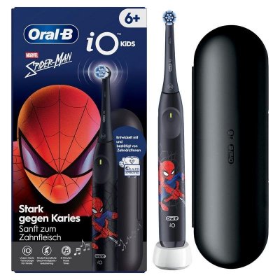 ORAL B Brosse &agrave; Dents &Eacute;lectrique Oral-B iO Kids 6+ Spiderman Noire