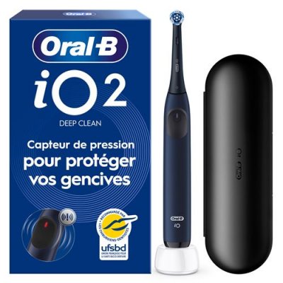 ORAL B Brosse &agrave; dents &eacute;lectrique  iO2 Marine Blue