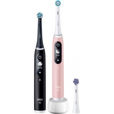 ORAL B Brosse &agrave; dents &eacute;lectrique ORAL-B IO6 serie s duo pack black lava