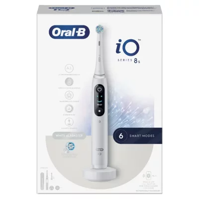 ORAL B Brosse &agrave; dents &eacute;lectrique ORAL-B IO8s serie s white alabaster