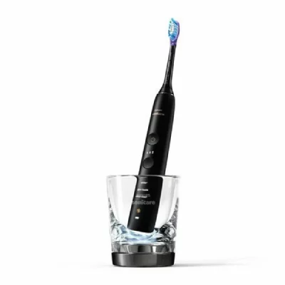 PHILIPS Brosse &agrave; dents &eacute;lectrique  DiamondClean 9000 HX9917/88 Blanc