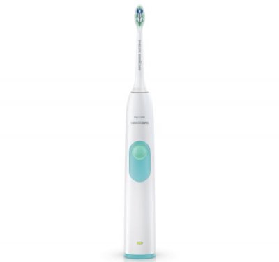 PHILIPS Brosse &agrave; dents &eacute;lectrique  Sonicare S&eacute;ries 2 HX6231/01 Blanc et Bleu