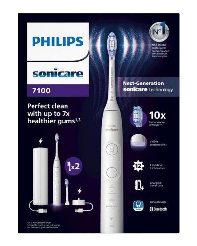 PHILIPS Brosse &agrave; dents &eacute;lectrique rechargeable  Sonicare HX7420/02 Blanc 