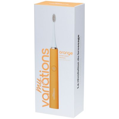 MYVARIATIONS Brosse &agrave; dents &eacute;lectrique Sonique  SOTOOORG Orange