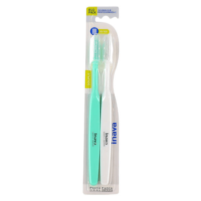 INAVA Brosse &Agrave; Dents  Souple Pierre Fabre - Le Lot De 2 Brosses &Agrave; Dents