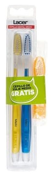 LACER Brosse &agrave; dents  technic medio (3 pi&egrave;ces) (2 unit&eacute;s)