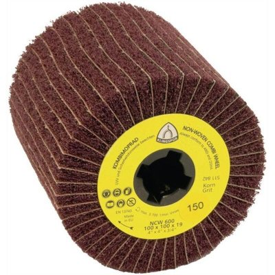 KLINGSPOR Brosse &agrave; lamelles mixtes NCW600 K180 100x100x19mm  1 pcs