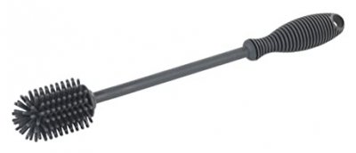 WENKO Brosse &agrave; vaisselle  en silicone 25 cm gris