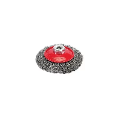 GENERIQUE Brosse biseaut&eacute;e &agrave; fils d'acier ondul&eacute;s, 100 mm, 100 Mm