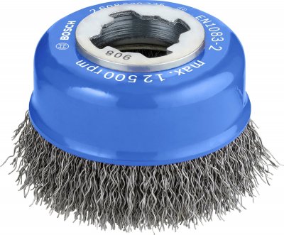 BOSCH Brosse boisseau acier X-Lock  &Oslash;70 Fil 0.3 mm - 2608620725