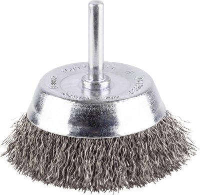 BOSCH Brosse boisseau pour perceuses &agrave; fils ondul&eacute;s &Oslash;70  1609200271