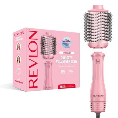 REVLON Brosse chauffante  One Step Volumiser Glow RVDR5375 Rose