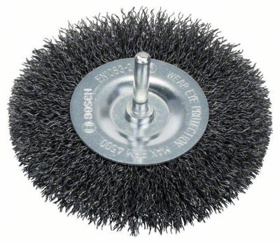 BOSCH Brosse Circulaire Pour Perceuses A Fils Ondul&eacute;s &Oslash;100  1609200273