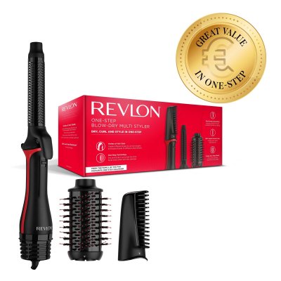 REVLON Brosse coiffante multi-usages  One-Step 3 en 1 RVDR5333 Noir