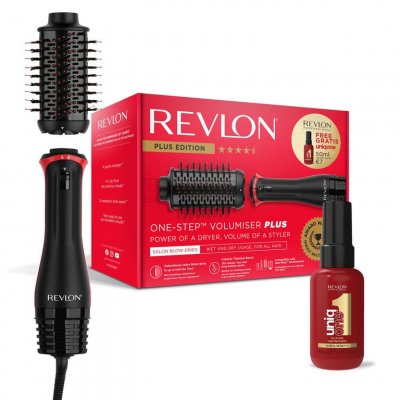REVLON Brosse coiffante  One-Step Volumiser Plus + Soin Uniq1 Inclus