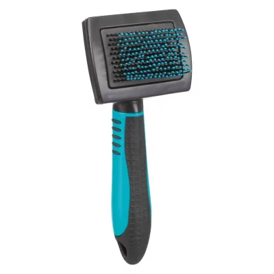 TRIXIE Brosse de Massage pour Cheveux Longs, Courts et Durs 7x16 cm 