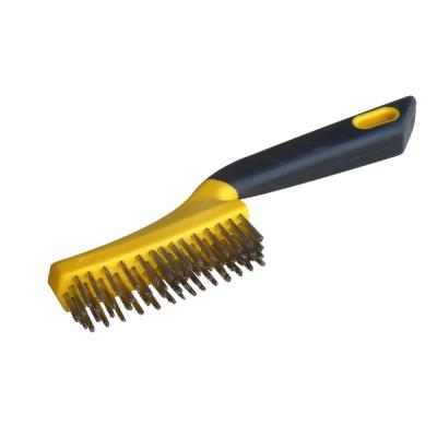 OUTIFRANCE Brosse M&eacute;tallique (4 Rangs Fils Acier Inox Droits)