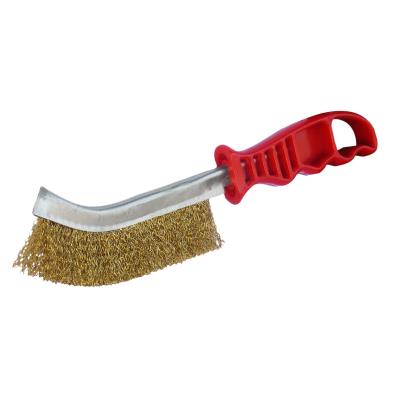 OUTIFRANCE Brosse M&eacute;tallique Convexe Fils En Acier Laitonn&eacute; 8200276 