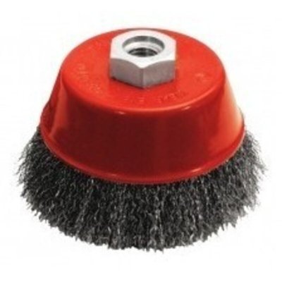 OUTIFRANCE Brosse M&eacute;tallique Rotative &Oslash; 100 Mm &Agrave; Fils Ondul&eacute;s