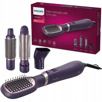 PHILIPS Brosse soufflante ionique -  - BHA313/00 - 800 W - 2 temp&eacute;ratures - 4 embouts