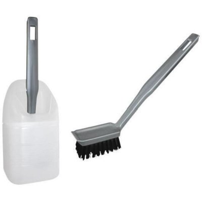  Brosse toilette plastique avec support pour camping-car