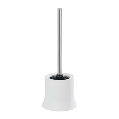 WENKO Brosse WC - Basic blanc - Brosse de nettoyage pour toilettes