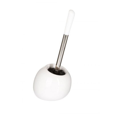 AC DECO Brosse WC - Boule Blanche - Accessoire de salle de bain