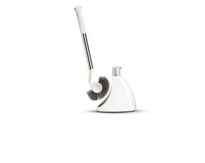SIMPLEHUMAN Brosse WC en Acier Inoxydable et Plastique Blanc