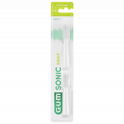 GUM Brosses &Agrave; Dents- Sonic Bad Daily Blanche Rech (Couleur : Blanc)